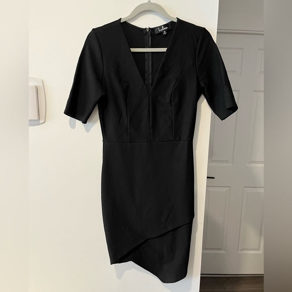 Push The Envelope Black Bodycon Dress - Picture 2 of 7